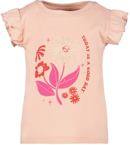 Watercolor Floral Light Pink Tee